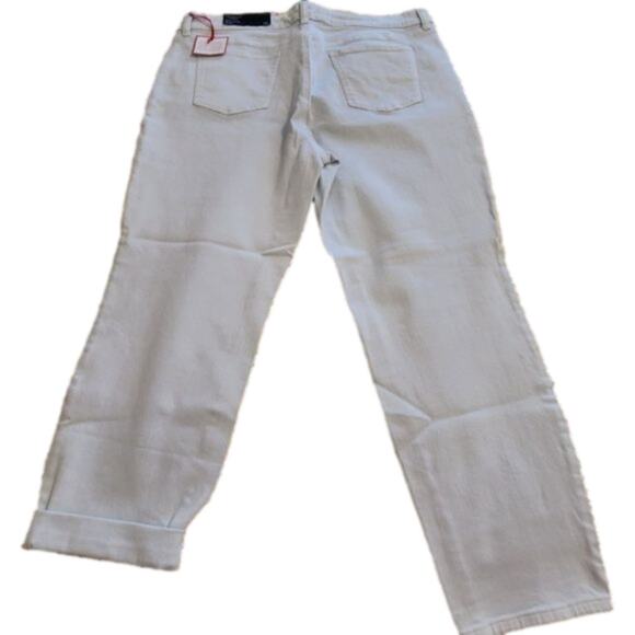 Talbots slim ankle light cool mint jeans plus size 6 - Picture 3 of 5